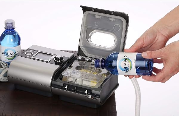 AQUAPAP 8 OUNCE 8 PACK VAPOR DISTILLED CPAP WATER | FOR USE WITH RESMED AND RESPIRONICS MACHINES