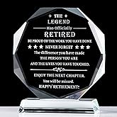 Movdyka Retirement Gifts for Men Women 2026 Happy Retire Present Decorations Crystal Plaque Keepsakes Best Retirement Gift Ideas for Boss Coworker Retired Teacher Doctor Friends Mom