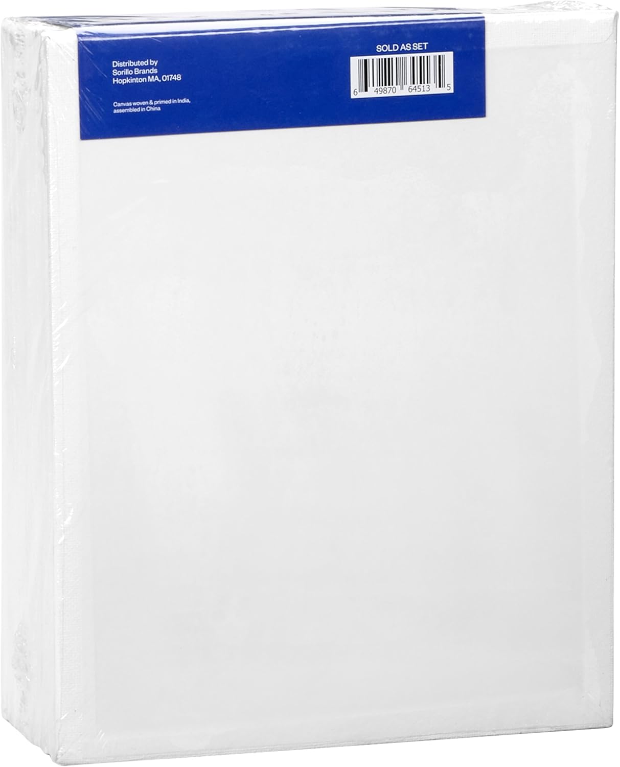 Artlicious Canvas Panels 24 Pack - 8 inch x 10 inch Super Value Pack - Artist Canvas Boards for Painting
