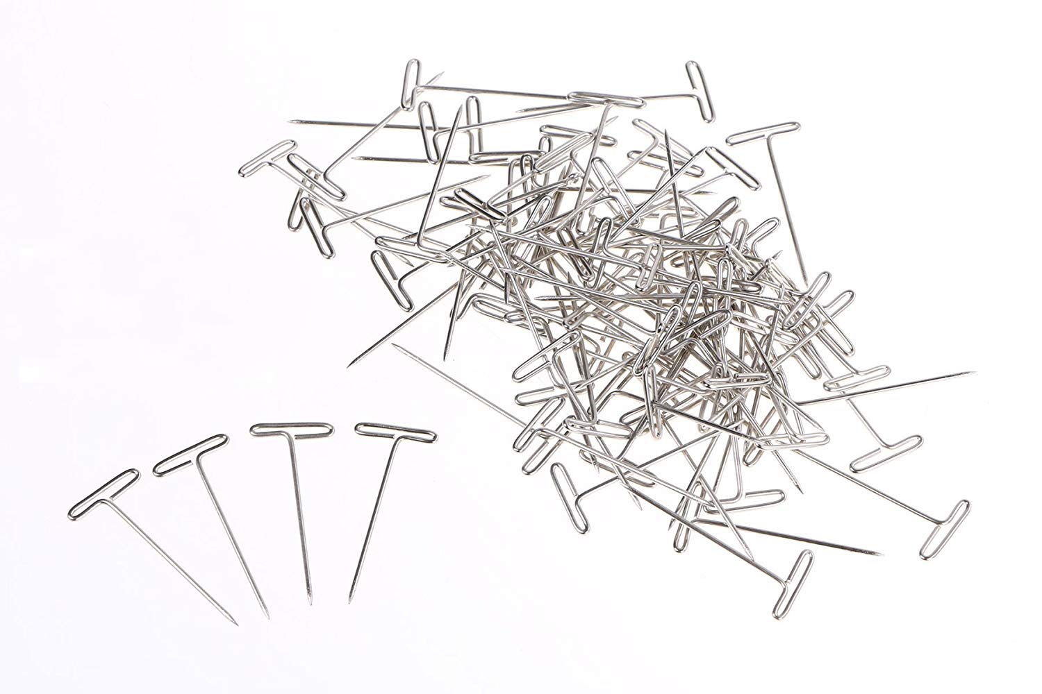 Tupalizy 120PCS 1 Inch Nickel Plated Steel T-Pins
