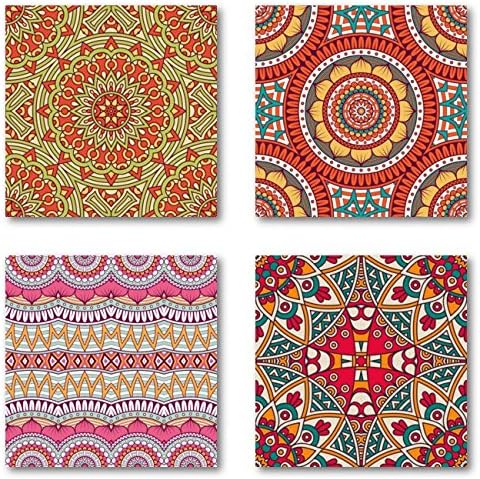 Coastero Absorbent Stone Drink Coasters - BOHEMIA SQUARE