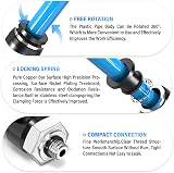TAILONZ PNEUMATIC Elbow Push to Connect 4mm Tube M5 90 Degree PL4-M5 Pack of 10 view 4