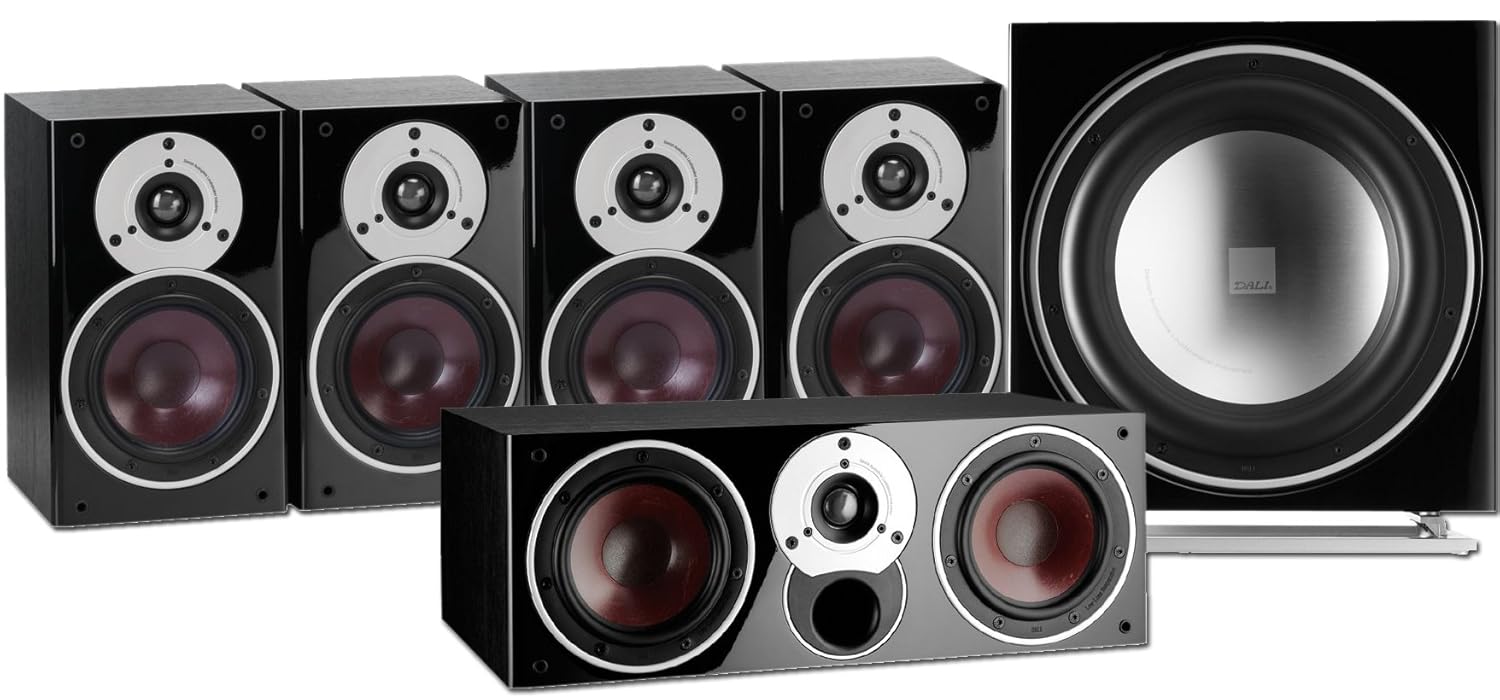 DALI ZENSOR 1 5.1 HOME CINEMA SPEAKER PACKAGE (BLACK) Amazon.co.uk Hi