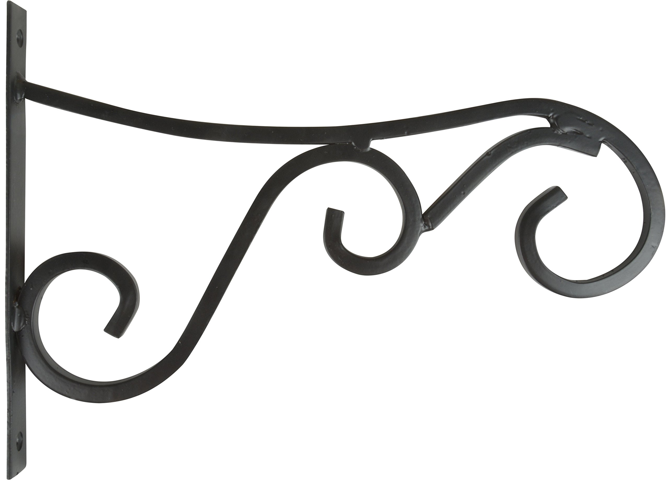 Esschert Design Metal Hanging Basket Hook L, Brown