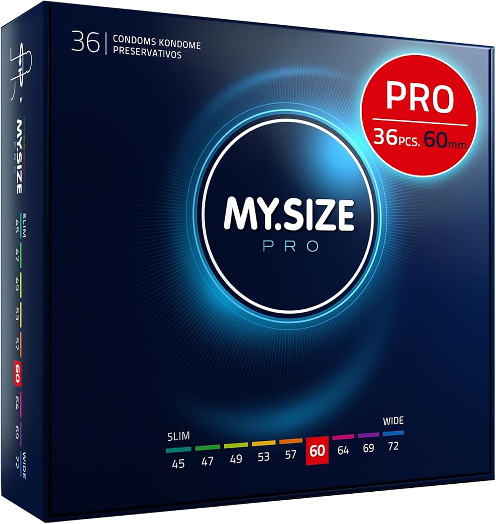 MY.SIZE PRO Condom Size 5 XL 60 mm 36 Condoms - Custom Fit