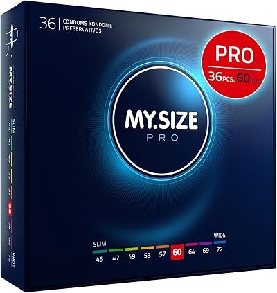 MY.SIZE PRO Condom Size 5 XL 60 mm 36 Condoms - Custom Fit