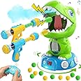EagleStone Remote Control Movable Shooting Dinosaur Toys for Kids 3-5,5-7,Electronic Dino Shooting Game with Spay & Auto Scoring, Light & Sounds,Party Favors,Toys for 3,4,5 6,7 8 Year Old Boys& Girls