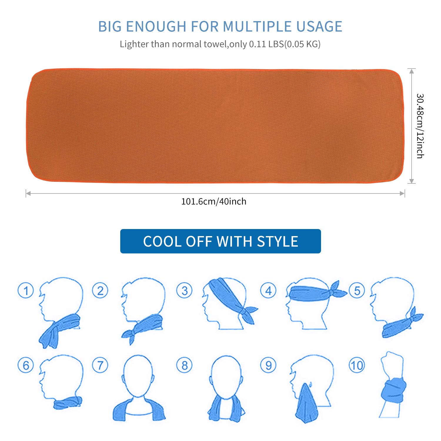 iOutdoor Products Cooling Towel 40\