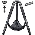Carbon Fiber Tripod Heavy Duty Bowl Tripod ARTCISE AS88C Camera Tripod Ultra Stable Carbon Tripod with 75mm Bowl and Adapter 10 Layers Carbon Fiber 36mm Leg Tube Max Load 77Lbs/35kg(Small Size AS90C)