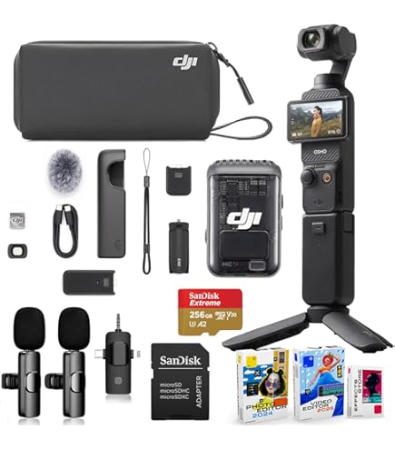 Amazon.com : DJI Osmo Pocket 3 Creator Combo Bundle with