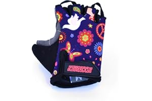 ZippyRooz Toddler & Little Kids Bike Gloves for Balance and Pedal Bicycles for Ages 1-8 Years Old. 8 Designs for Boys & Girls