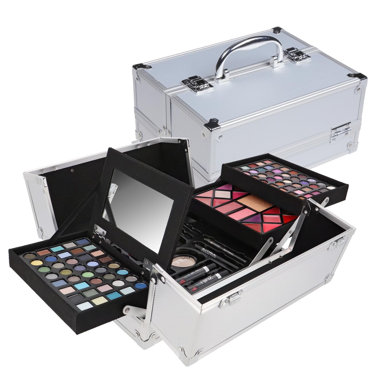 ZMILE COSMETICS MY TREASURE CASE Cosmetic Case Vegan Cosmetics with Make-up - Make-up Set for On the Go, for Traveling and as a Gift