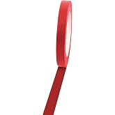 Champion Sports Vinyl Tape, 1/2&rdquo; Wide x 36 yards Long, Red - Durable Floor Marking Tape - Schools, Gyms, Restaurants