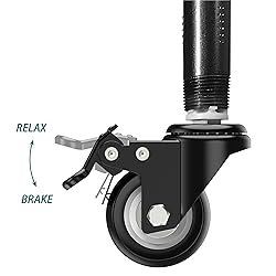 HOLKIE Caster Wheels 2 inch Total Locking Stem