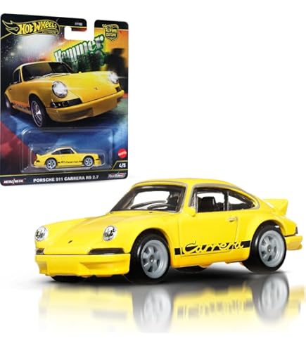 Amazon.com: DieCast Hot Wheels 71 Porsche 911 (Yellow) - 2022