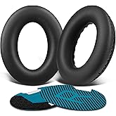 SoloWIT Protein Leather Earpads Cushions for Bose Headphones, Replacement Ear Pads for Bose QuietComfort 15 QC15 QC25 QC2 QC3