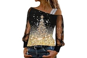 DGZTWLL Valentines Day Shirts for Women Funny Glitter Wine Glass Christmas Sweatshirts Off The Shoulder Bling Sexy Sequin Top