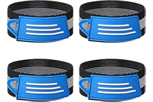 Osdhezcn 4Pcs Elastic Cycling Leg Bands Bike Pants Strap Riding Equipment Ankle Strap Replacement Cycling Bike Safety Leg Str