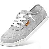 STQ Womens Slip On Sneakers Classic Low Top Canvas