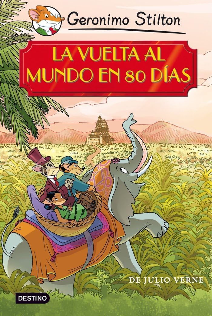 Portada de Stilton: la vuelta al mundo en 80 días