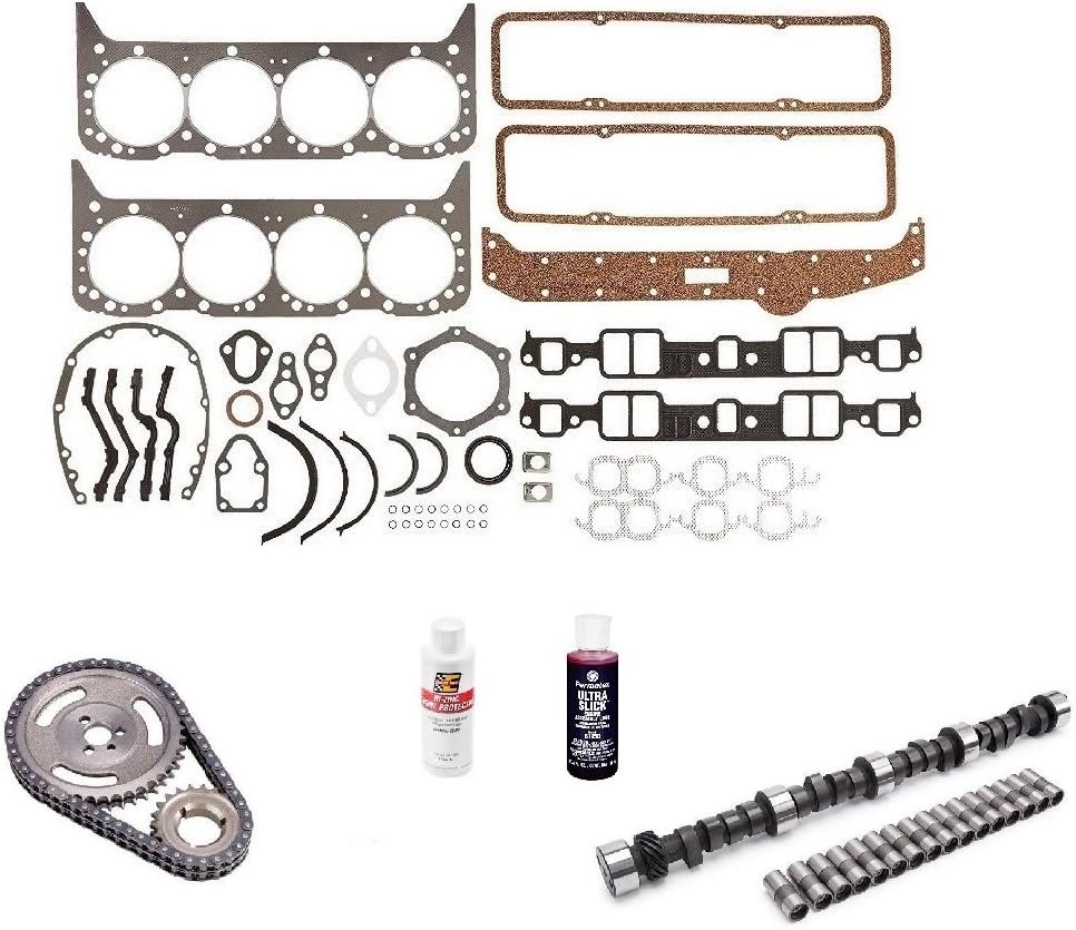 Engine Pro Stage 3 HP Camshaft Install Kit for 1967-1979 Chevrolet SBC 350 5.7L .447/.447 Lift