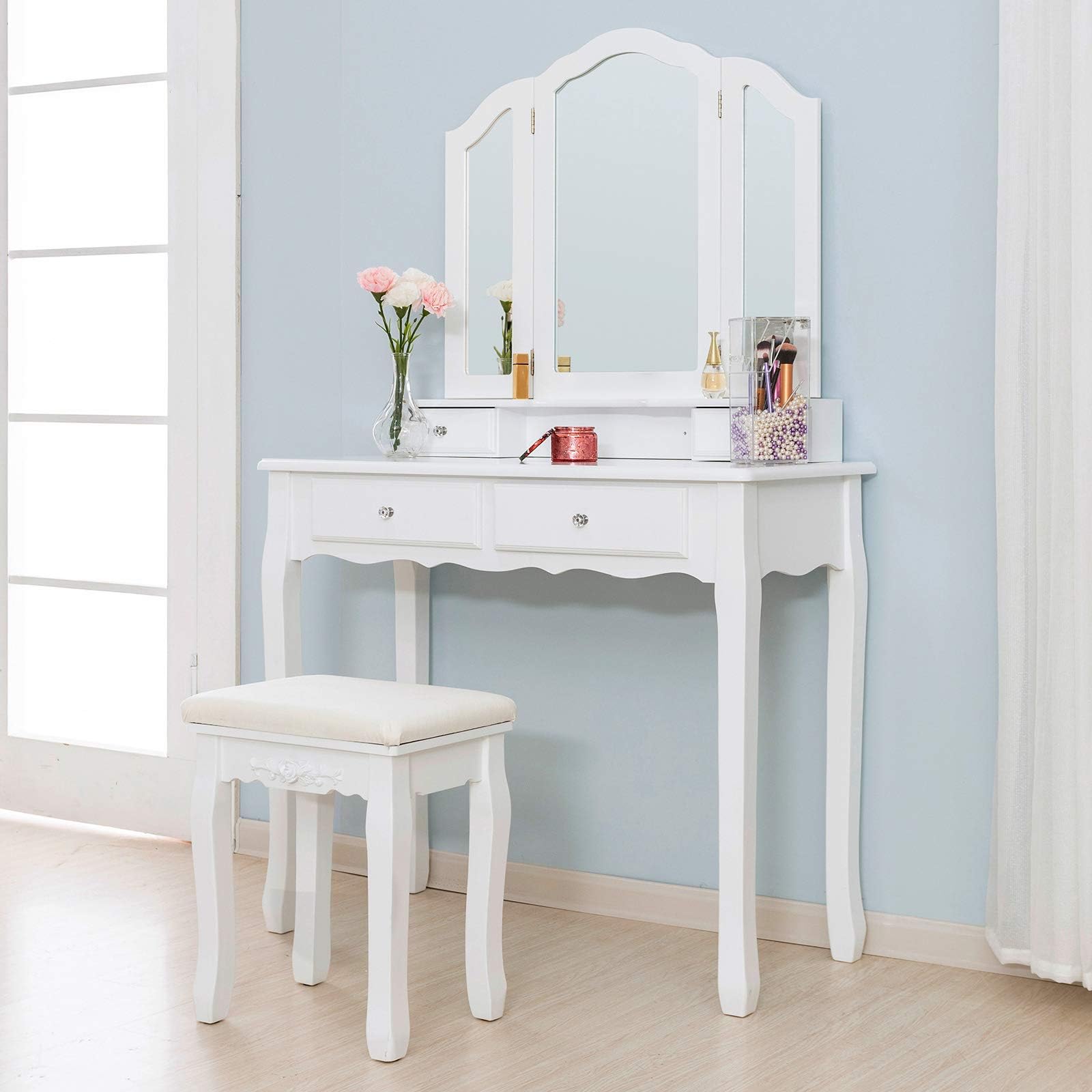 Dressing Table Tri-folding Mirror