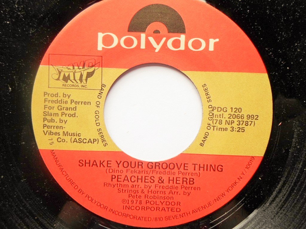 Peaches & Herb Peaches & Herb Shake Your Groove Thing 7" Polydor 2066