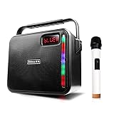 Shinco Portable PA Speaker Bluetooth Karaoke Machine Battery Powered PA System w