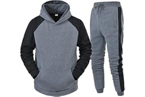 JMMSlmax Mens Tracksuit 2 Piece Hoodie Sweatsuit Sets Jogging Suits Long Sleeve Pullover Hoodie Athletic Jogging Sweatsuits