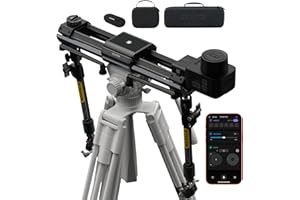 Zeapon Micro 3 E500 Double Distance Motorized Camera Slider, 27''/59cm Travel Distance, Compact Slider with carrying case, Motor Quick Switching, 10-26Lbs Payload and Adjustable Sliding Damping Design