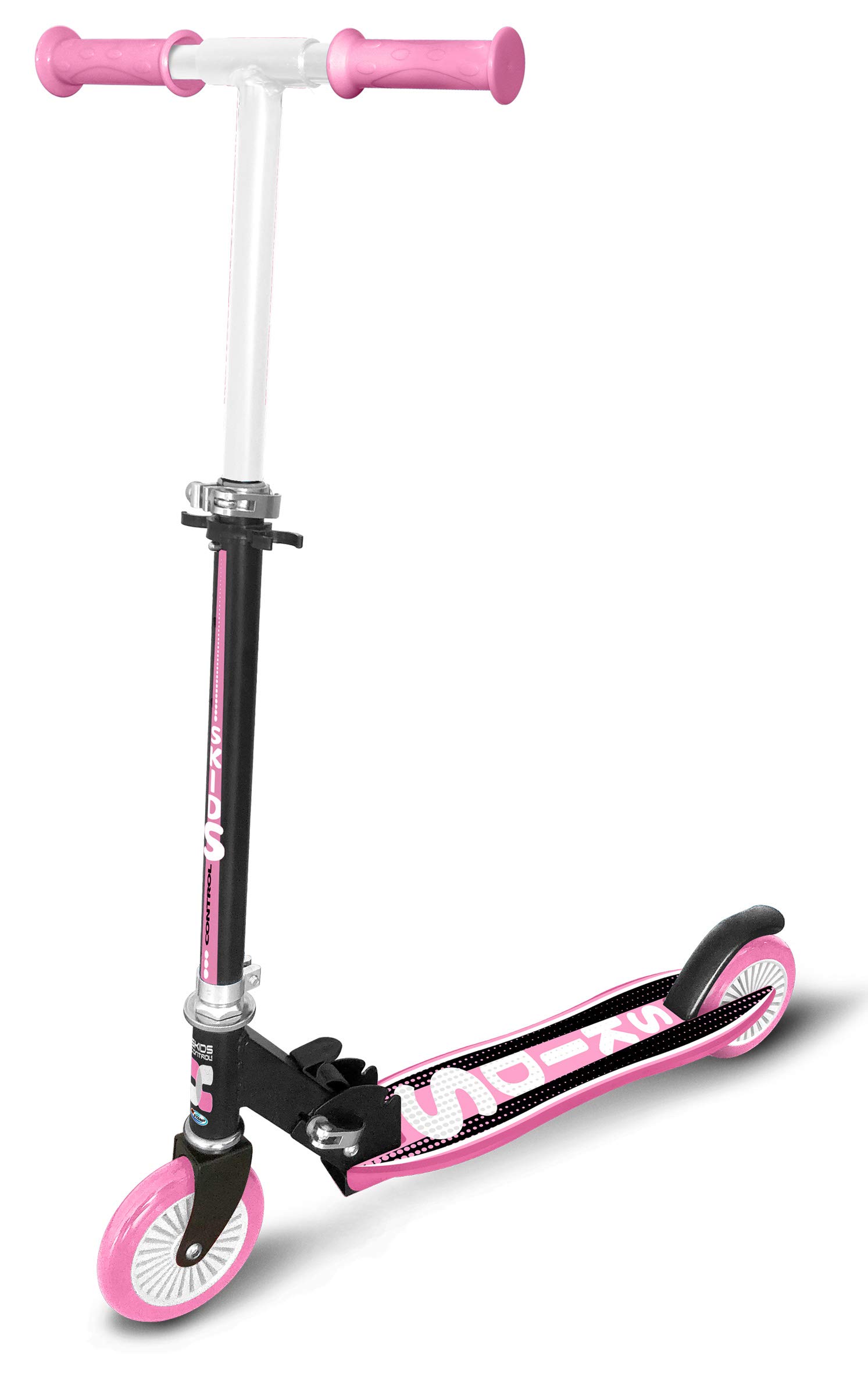 Stamp SKIDS CONTROL Girl's Foldable Scooter with Ergonomic Polypropylene Tray, JS123011, Pink