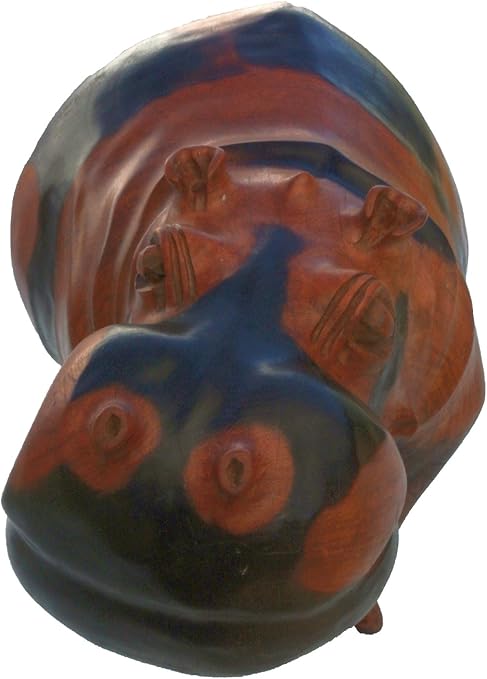 extra large wooden hippo