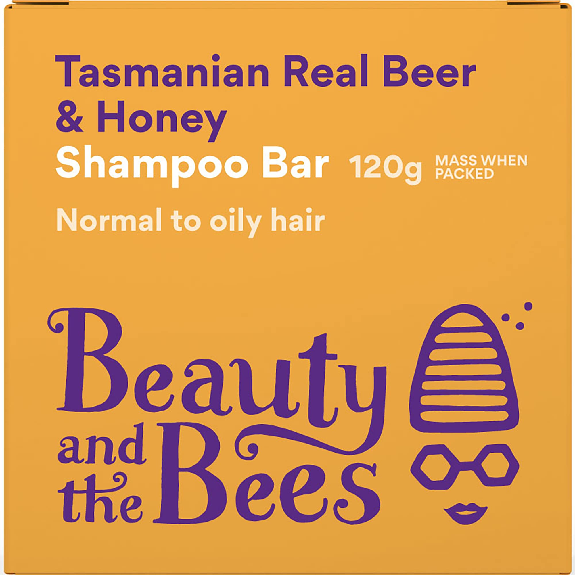 Real Beer Shampoo Bar from Beauty and the Bees Tasmania Australia 100% Natural - No Plastic Bottles