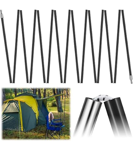 Happy Travel 8.5mm Flexible Bike Tent Poles Kit