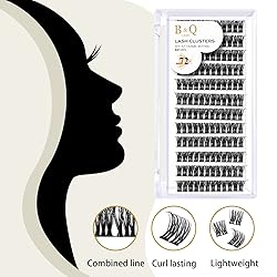 B&Qaugen Lash Clusters B48 D Curl 8-16MIxDIY Lash