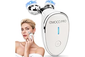 Microcurrent Face Massager,5 in 1 Electric Facial Roller Luminesce Sculpting Lifting Tightening Device Facial Sculptor for Ne