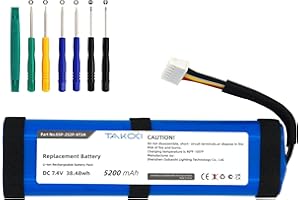 Youejoeq Xtreme 3 Battery Replacement for Xtreme 3 Battery, GSP-2S2P-XT3A Speaker Battery with Tools 5200mAH