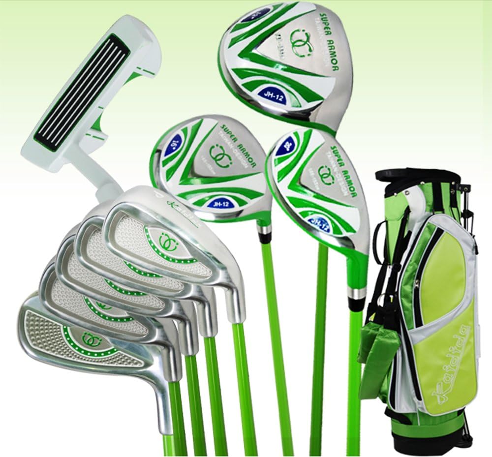 Kaidida Junior Complete Golf Club Set with One Golf Stand Bag and