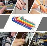 YUFANYA 9PC Torx Key Set T10-T50 Multi Colour Coded Allen Wrench view 4