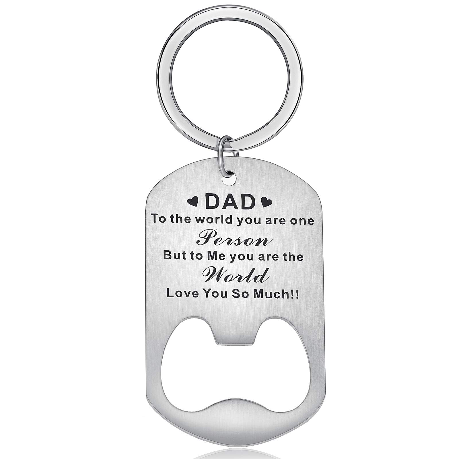 Gleamart Father Keychain Repair Tools Keyring Father's Day Present for Dad Love You So Much