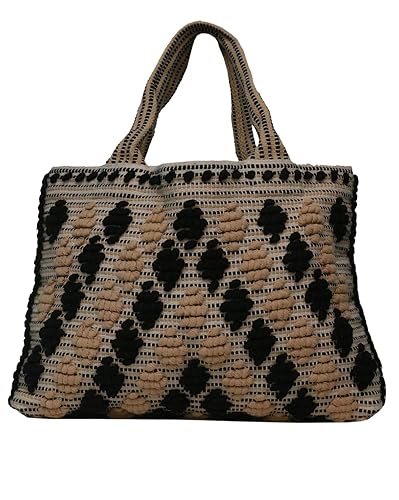 Diwaah Women Top Handle Handbags Pattern Shoulder Bag Tote Small Purse