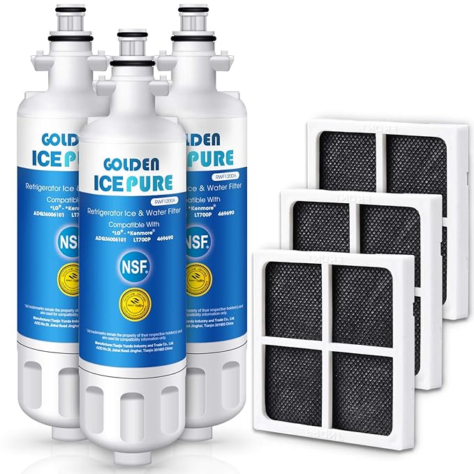 Kenmore Elite Refrigerator Water Filter 9690 Replacement 3Pack With Air