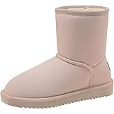 CAMEL CROWN Women’s Winter Snow Boots Warm Faux Fur Lined Boots Classic Slip On Ankle High Booties