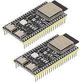YEJMKJ 2pcs ESP32-S3-DevKitC-1-N16R8 ESP32 S3 Development Board MCU Module | ESP32-S3-WROOM-1 WiFi + Bluetooth Dual Type-C Cores Microcontroller Processor Integrates Complete BLE Functions and Wi-Fi