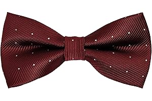 SYAYA Pretied Men Bow Tie, Glitter Dot Teen Boy or Women Business Formal Tuxedo Bowtie For Wedding Party or Holiday M-B-T5