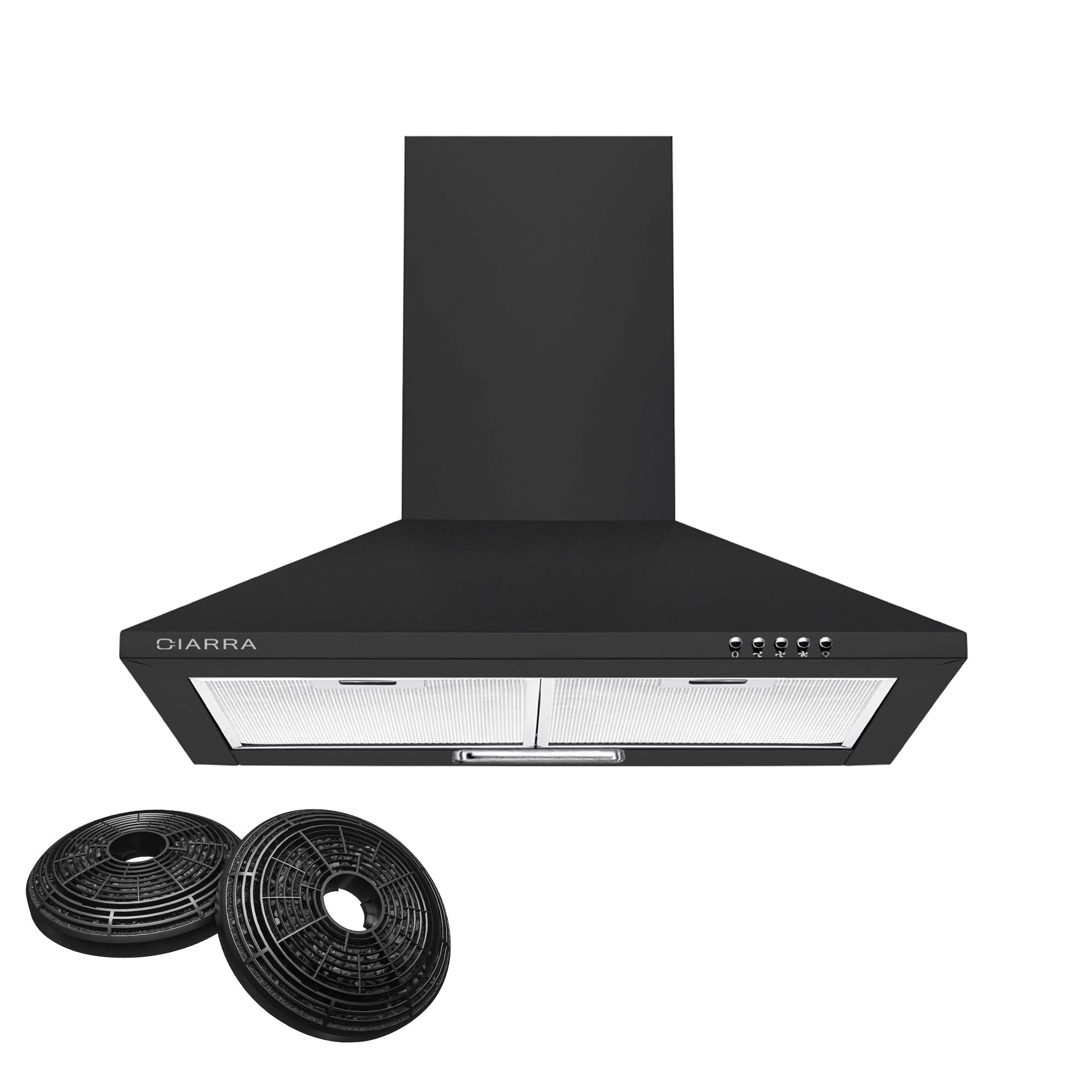 CIARRA-CBCB6201-Campana-de-pared-60cm-370-mh-70W-3-velocidades-Evacuacion-al-exterior-y-Recirculacion-Interna-por