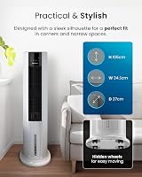 Pro Breeze 7L 4in1 Evaporative Cooler and 42in Portable Tower Fan view 9