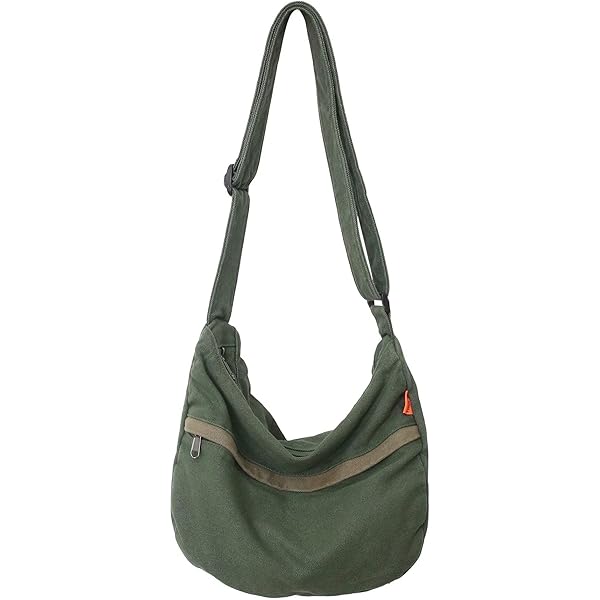 Amazon.com: Canvas Messenger Bag Large Hobo Crossbody Bag