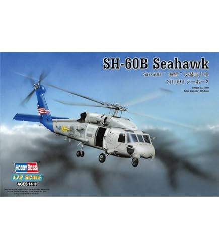 シーホーク　SH-60B SEAHawk 1:72 Amazon.com: Hobby Boss SH-60B Seahawk Airplane Model