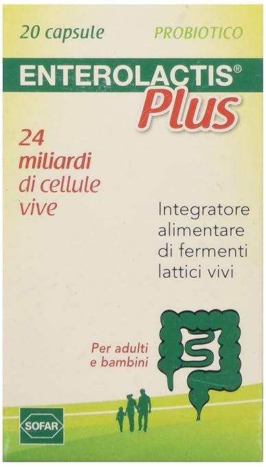 Sofar Enterolactis Plus Integratore Alimentare Sofar Enterolactis Plus Integratore Alimentare